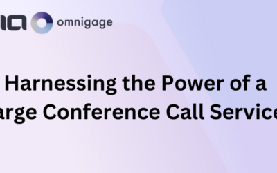 Harnessing the Power of a Large Conference Call Service