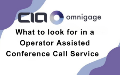 What to look for in a Operator Assisted Conference Call Service