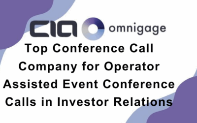 Top Conference Call Company for Operator Assisted Event Conference Calls in investor Relations